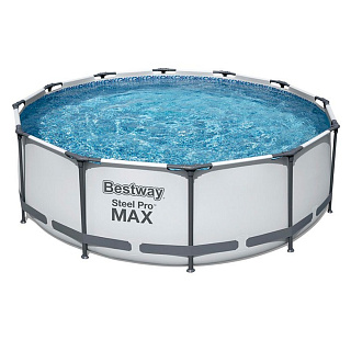 Бассейн каркасный Bestway Steel Pro Max с фильтром-насосом 9150л 366*100см 56260 купить