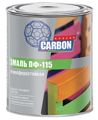 Эмаль ПФ-115 CARBON черный (0.8кг) купить
