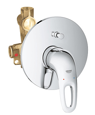 Смеситель Eurostyle для ванны цвет хром GROHE 33637003 купить