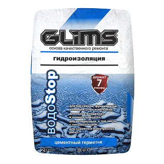 Герметик цементный GLIMS ВодоStop (20кг) купить