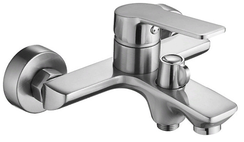 Смеситель Esko Singapore satin SB 54 S для ванны короткий излив c аксессуарами хром купить