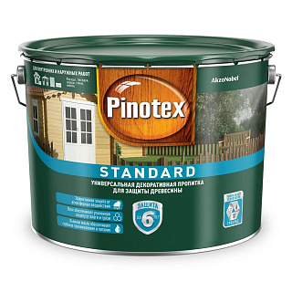Пропитка защитно-декоративная Pinotex Standart красное дерево (9л) купить