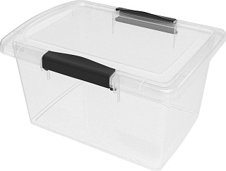 Ящик для хранения Laconic mini пластиковый с защелками 2.5л черный BranQ KL249411999/KL2494119 купить