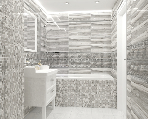 Мозаика Grace 30*30 см серый, Laparet купить