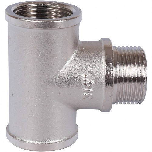 Тройник ВНВ никелированный латунь 3/4"*3/4"*3/4" купить