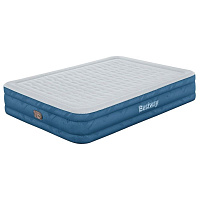 Матрас надувной 69135 Fortech Queen Snugable Top 203x152x36см встроенный электрический насос Bestway 130457