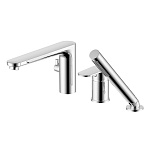 Смеситель НИКА на борт ванны 3 отверстия хром Aquatek AQ1848CR Смеситель НИКА на борт ванны 3 отверстия хром Aquatek AQ1848CR