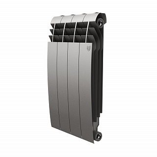 Радиатор биметаллический Royal Thermo BiLiner 500/87 (4 сек.) серебро купить