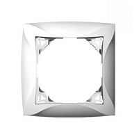 Рамка LEXEL ДУЭТ WDE000101 1-местный белый 