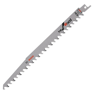 Полотно пильное для сабельной пилы Bosch S 1542 K (2шт) Top for Wood по дереву(2608650681) купить
