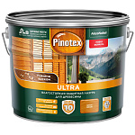 Влагостойкая защитная лазурь Pinotex Ultra для древесины орегон 9 л