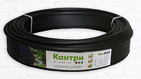 Бордюр Кантри плюс садовый 10000*23*140мм черный 82402-Ч