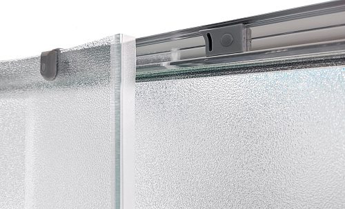 Ограждение душевое Lea-R-900-G-Chrome Радиус 900*900*1850мм SANTREK AQUA 308503 хром купить