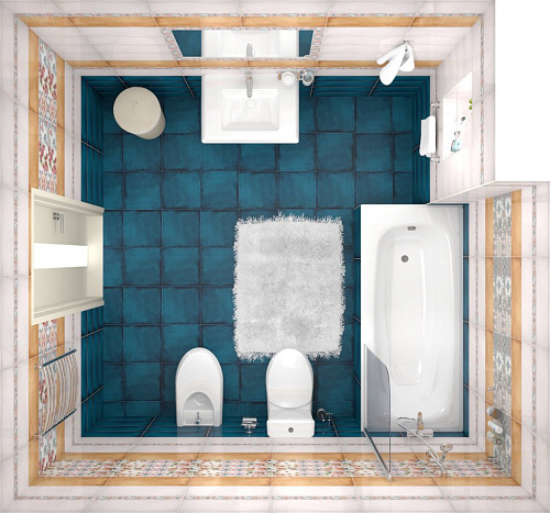 Плитка напольная Eclipse Indigo 33.3*33.3см AZORI 505613001 купить