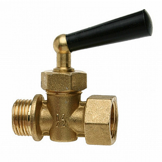 Кран для манометра RM15MZ 1/2" ручка черная WATTS 10009488 купить