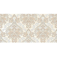 Вставка настенная Persey Damask, цвет бежевый, 20*40см Ceramica Classic 08-03-11-456-3