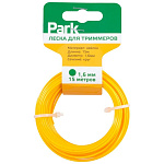 Леска для триммер PARK 1.6мм*15м круг 990594