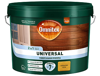 Пропитка-антисептик Omnitex by Pinotex Universal 2в1 Карельская сосна 50035526 (9л) купить