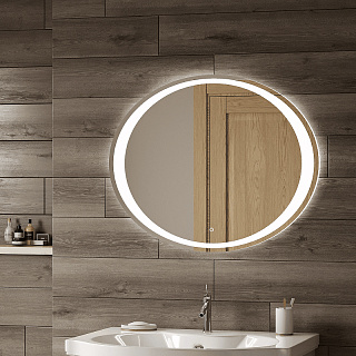 Зеркало Континент Credo 90*70cм LED подсветка,  антизапотевание, сенсор ЗЛП166 купить