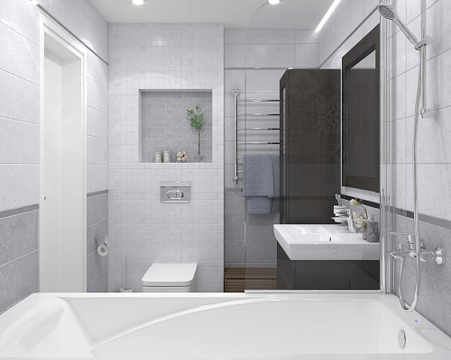 Декор мозаичный Mason 20*60 см белый, Laparet MM60107 купить