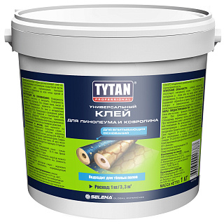 Клей для линолеума и ковролина кремовый TYTAN Professional 17387 (1кг) купить