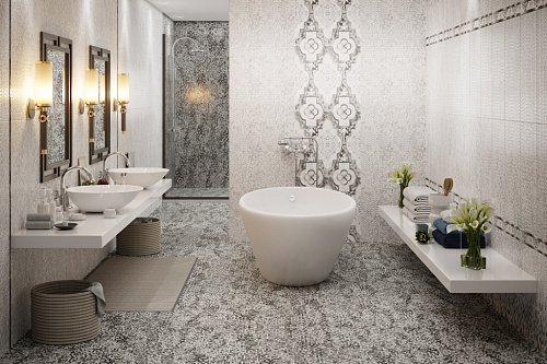 Вставка Венеция D 30*60см бежевый Axima Ceramica купить