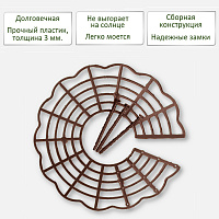Подставка для клубники коричневый ADVAPLAST ПК/10 (10шт)