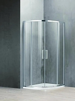 Ограждение душевое Time-R-900-C-Chrome Радиус стекло прозрачное 900*900*1950 хром SANTREK AQUA