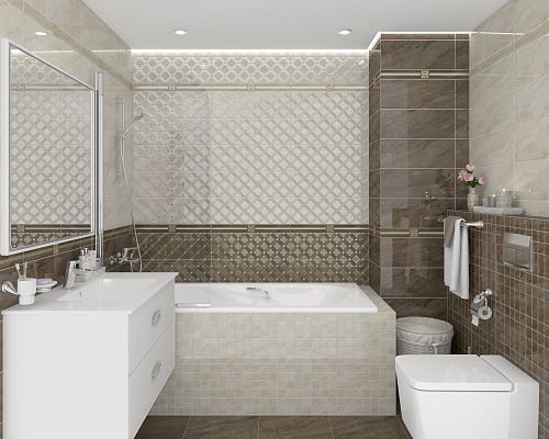 Декор Royal бежевый 20*60см Laparet купить