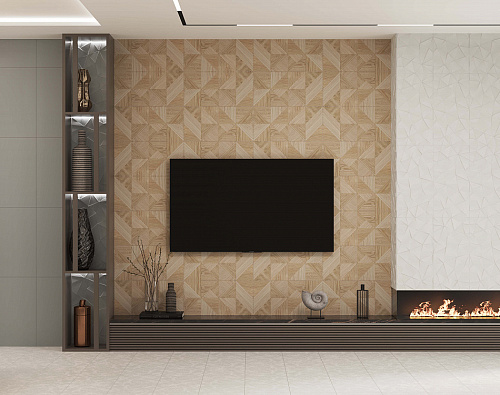 Плитка настенная Ларго рельеф 30*60см белая Axima Ceramica купить