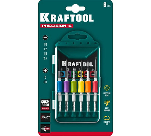 Набор часовых отверток для точных работ Precision-6 6 предметов KRAFTOOL 25679 купить