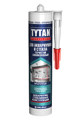 Герметик силиконовый для аквариума и стекла TYTAN Professional Selena 74577 бесцветный (0.28л) купить