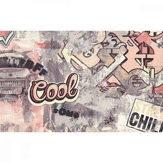 Обои Street Art горячее тиснение 1.06*10м серые Eurodecor 7096-22 купить