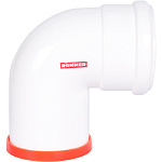 Отвод мама/папа D80 /90градусов Rommer RCA-0080-000090 Отвод мама/папа D80 /90градусов Rommer RCA-0080-000090