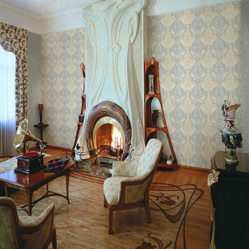 Обои Art Nouveau, цвет светло-серый, 1.06*10м Авангард 46-118-04 купить