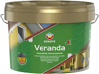 Краска Eskaro Veranda база А белая ESP077 (9.5л)