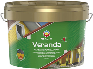 Краска Eskaro Veranda база А белая ESP077 (9.5л) купить