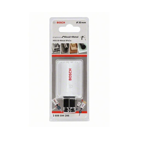Биметаллическая коронка Bosch Progressor Wood + Metal d 30 мм 2608594206 купить