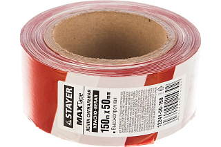 Лента сигнальная красно-белая STAYER  MAXTape 50мм 150м Stayer 12241-50-150 купить