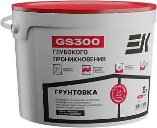 Грунтовка глубокого проникновения EK GS300 DEEP 5 л купить