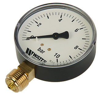 Манометр F+R200 0-10бар радиальный, WATTS 10007793 купить