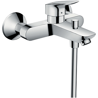 Смеситель для ванны Logis с коротким изливом хром, HANSGROHE 71400000 купить
