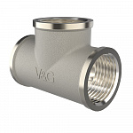 Тройник V&G резьба внутренняя 1/2" VG-202101(Т.1/42) Тройник V&G резьба внутренняя 1/2" VG-202101(Т.1/42)