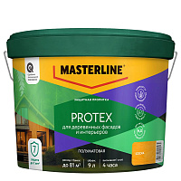 Пропитка защитная Masterline Protex Сосна 9л 50036214