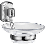 Мыльница стеклянная с держателем Oder K-3029 хром Wasser Kraft 9060206