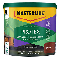 Пропитка защитная Masterline Protex Орегон 2.5л 50036210