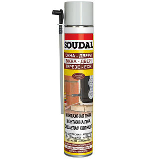 Пена монтажная Soudal окна-двери - 0.75 л купить