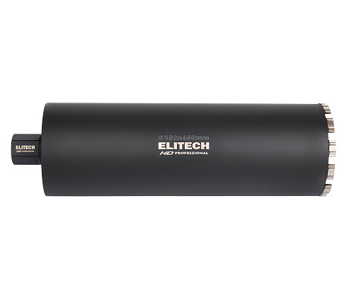 Коронка алмазная для дрели алмазного сверления ELITECH HD ф152*450 1 1/4"внутр, с охл. (1110.012400) купить
