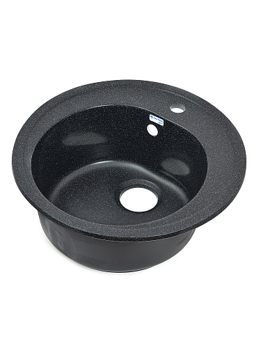 Мойка врезная  круглая PRO ROUND SA-R510 SANTREK AQUA 313559 черный-308 купить