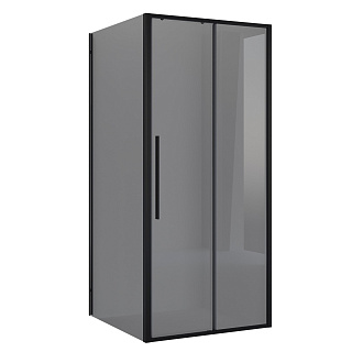 Ограждение душевое Nova NG-85-11TB-TB100-34 черный матовый стекло тонированное 110*110*195см Niagara купить